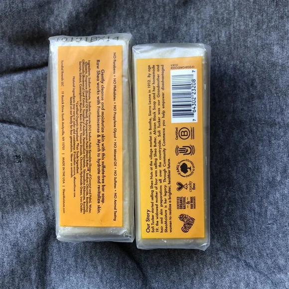 Two Shea Moisture Raw Shea Butter Soap - Picture 2 of 2